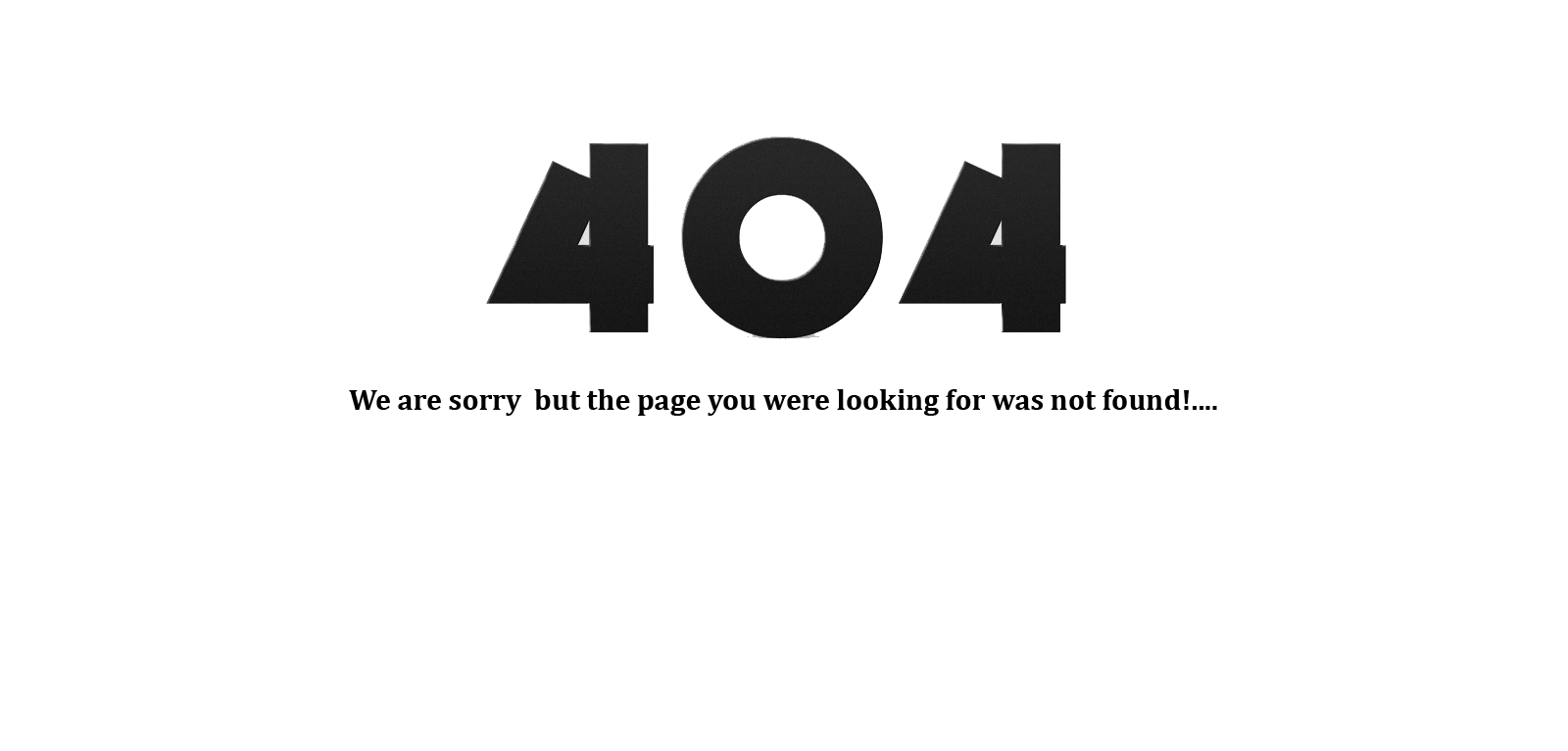 404 error